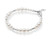 Baby Crystals Stylish Sterling Silver Beaded Bracelets for Girls with Rosaline Swarovski Simulated Pearls- Girls Jewelry- Pearl Bracelet for Girls- Birthday Gifts- Flower Girls