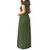 NJGRAE Womens Dresses Summer Dresses Casual Wedding Dress Women O Neck Casual Pockets Short Sleeve Floor Length Dress Loose Party Dress Green XL