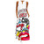 Women Long Dress Printed V-Neck Split Hem Baggy Summer Split Hem Baggy Kaftan Sleeveless Maxi Dresses White