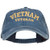 e4Hats.com Vietnam Veteran Embroidered Washed Cap - Navy OSFM