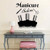 Vinyl Wall Decals Manicure Tools Salon Nail Polish Beauty Wall Stickers Nail Salon Nail Salon Decoration Accessories 48X42CM