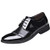 Forthery Mens Leather lace up Oxford Shoes Pointed Toe Suit Shoes Flats Men Business Shoes wingtip Dress Shoes-Black-11-