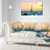 Design Art PT9258-40-20 Eiffel at Sunrise in Paris-Cityscape Photography Canvas Print-40-20, 40x20 Yellow