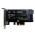 M.2 PCIe NVMe or PCIe AHCIM.2 PCIe SSD to PCIe 3.0 x 4 and M.2 SATA SSD to SATA III Adapter Card, Support NGFF M+B Key SSD Card Adapter Converter to Desktop with Low Profile Bracket?SSD not included?