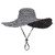 Laurel Burch Black and White Zig Zag Print Reversible Sun Hat