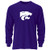 NCAA Kansas State Wildcats Men's Ouray Long Sleeve Tee- Purple- Medium