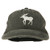 e4Hats.com American Moose Embroidered Washed Cap - Black OSFM