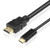 TNP USB Type C (USB-C) to HDMI 4K Cable Converter Adapter (6FT) - USB-C 3.1 Male to HDMI Female High Speed Ultra HD UHD 4K 1080P Video Audio AV Adaptor Converter Cable Wire Cord Plug Connector (Black)