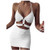 Chanyuhui Womens Dresses Sexy- 2021 Women's Wrap Dresses Hollow Out Club Party Dress V Neck Bodycon Mini Dresses White Chanyuhui Womens Dresses Sexy- 2021 Women's Wrap Dresses Hollow Out Club Party Dress V Neck Bodycon Mini Dresses White