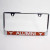 Stockdale Texas Longhorns Alumni Metal License Plate Frame W/Domed Insert - Orange Background
