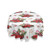 Christmas Red Truck Tablecloth Winter Fir Branch Xmas Star Candy Cane Round Tablecloths Circular Table Cover Cloths Washable Polyester Tabletop Runner for Kitchen Party Picnic Dining Decor 60¡±
