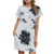 Qonii Dresses for Women Casual Summer T Shirt Dresses for Women Short Sleeve Dress Round Neck Print Dress Knee-Length Qonii Dresses for Women Casual Summer T Shirt Dresses for Women Short Sleeve Dress Round Neck Print Dress Knee-Length