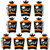 Big Dot of Happiness Orange Grad - Best is Yet to Come - Table Decorations - 2021 Orange Graduation Party Fold and Flare Centerpieces - 10 Count Big Dot of Happiness Orange Grad - Best is Yet to Come - Table Decorations - 2021 Orange Graduation Party Fold and Flare Centerpieces - 10 Count