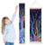 Growth Chart for Kids Tie-Dyes Tree Children Height Measurement Ruler Home Durable Kids Room Hanging Height Rulers Toddlers Baby Height Ruler Growth Charts Decals with Lanyard