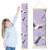 Kids Growth Chart Cranes Purple Children Height Measurement Ruler Hospital Removable Wall Rulers Chart Decor for Bedroom Toddlers Baby Height Ruler Growth Charts Decals with Lanyard