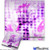Sony PS3 Slim Decal Style Skin - Electro Graffiti Purple
