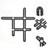 HorkoTun Universal Angularizer Ruler, Multi-function Angle Measuring Ruler, Made of Premium Aluminum Alloy Ultimate, Template Tool Measurement for Builders, DIY, Handymen, Craftsmen