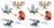 Beistle 54975 Dragon Cutouts 14 Piece, 8.5"- 20.5" Multicolor