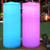 HOME MOST 2-Pack MULTICOLOR 4x10 LED Candles Outdoor - Unscented IP65 Waterproof Battery Powered Flameless LED Pillar Candles with Remote and Timer - Battery Operated Flameless Candles Color Changing