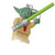 IQ Lego Star Wars Yoda with Lightsaber Key Light - Minifigure Key Chain with LED Flashlight