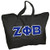 Express Design Group Zeta Phi Beta Lettered Tote Bag Black
