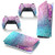 PS5 console controller skin sticker Glitter Purple And Teal PlayStation 5 full body vinyl skin sticker protection decal-Digital edition-