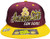 Arizona State Sun Devils Maroon/Yellow Two Tone Plastic Snapback Adjustable Plastic Snap Back Hat/Cap