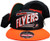 AMERICAN NEEDLE Philadelphia Flyers Black/Orange Two Tone Snapback Adjustable Plastic Hat/Cap