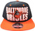 Baltimore Orioles Block Two Tone Plastic Snapback Adjustable Plastic Snap Back Hat/Cap Black