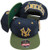 New York Yankees Navy/Olive Two Tone Plastic Snapback Adjustable Plastic Snap Back Hat/Cap