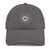 Hogue WS LLC Cardano Hat -Embroidered Distressed Dad Cap- ADA Crypto Charcoal Grey