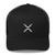 Cryptocurrency Ripple XRP Crypto Hat Embroidered Classic Mesh Back Trucker Cap Black