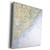 3dRose Florene - Nautical Map Decor - Print of Charleston Harbor Nautical Chart - Museum Grade Canvas Wrap -cw_204862_1-