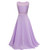 CHICTRY Big Girls Chiffon Lace Party Wedding Bridesmaid Dress Junior Maxi Dance Ball Gown Lavender 14