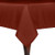 Ultimate Textile 54 x 54-Inch Square Polyester Linen Tablecloth Burnt Orange