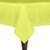 Ultimate Textile 54 x 54-Inch Square Polyester Linen Tablecloth Lemon Yellow