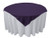 BROWARD LINENS Tablecloth Square Overlay 58 Inch Purple
