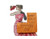 Cross stitch Pattern Helper Needle minder 2 in 1 Cross stitch magnet Embroidery Pattern Keeper Keep Calm and stitch on Woodandcat chart marker