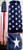 60" Embroidered U.S. USA American Flag 100% Polyester Wind Sock W/Grommets