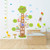 Fangminglei Cartoon Animals Growth Chart Tree Wall Stickers for Nursery Kids Room Giraffe Decoration Mural DIY Children Height Measure Decal 60X90Cm