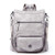 CLUCI Backpack Purse for Women Leather convertible Fashion Designer Bookbag Ladies Travel Large Anti-theft Shoulder Bags Two-tone Light gray