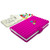 WAFF- Customizable Spara Notebook / Journal Combo- Medium- 4 inches x 6 inches- 100 Silicone Tiles - Purple