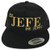 EL GEFE DE JEFES HAT MESH Black Snapback