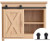HAHAEMALL Super Mini Barn Door Hardware Kit 3.3ft-Single Door- Sliding Smoothly and Quietly- Used for Small Cabinet Barn Door Hardware Track Kit- Easy to Install- T Shape Hanger -NO Cabinet-