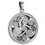 Sterling Silver Celtic Knot Triskele Pendant
