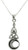 Jewelry Trends Celtic Triquetra Moon Trinity Knot Sterling Silver Pendant Necklace 18inch