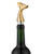 Smokeyojos Porcelain Gold Plating Mermaid Tail Bottle Stoppers Decorative Funny Wine Accessories Gift