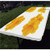 Yellow Flower Polyester Fitted Tablecloth-Gardening Themed Collection with Little Tender Primrose Primula Blossoms Decorative Rectangular Elastic Edge Fitted Table Cover-Fits Rectangular Tables 72x32inch