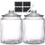 Glass Storage Jars with Lids- Daitouge 1.5 Gallon Glass Jars - Heavy Duty Glass Canister for Home  and  Kitchen- Set of 2