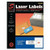 Simon 12580 Laser Printer Labels- 1 x 2-5/8- White- 300 per Box